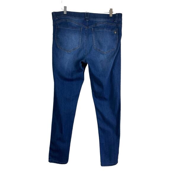 Democracy Women’s Jeans Absolution Skinny Ankle Dark Wash Mid Rise Size 16 - Picture 2 of 6